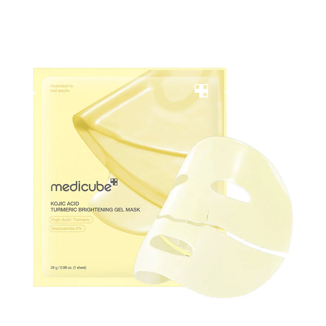 medicube Kojic Acid Tumeric Brightening Gel Mask 4 stuks