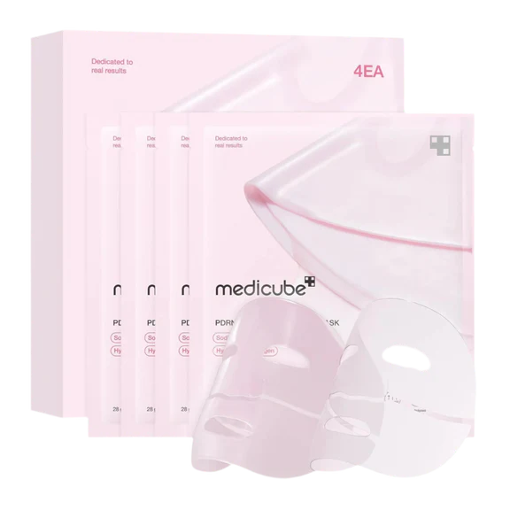 medicube PDRN Pink Collagen Gel Mask 4 pièces